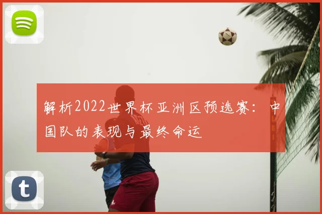 解析2022世界杯亚洲区预选赛：中国队的表现与最终命运